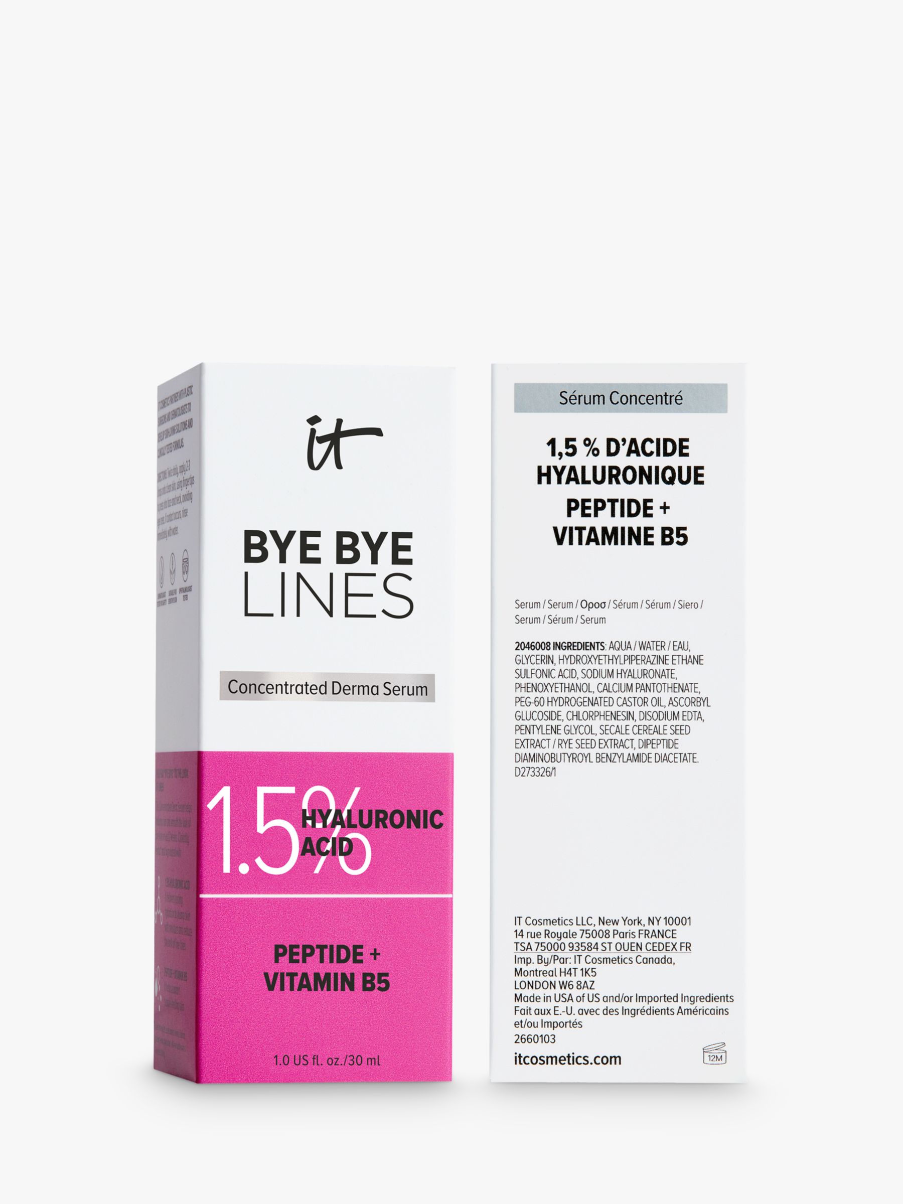 IT Cosmetics Bye Bye Lines Concentrated Derma Serum, 30ml 2