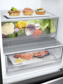 Buy LG GBB61DSJEN Fridge Freezer - Silver, Fridge freezers