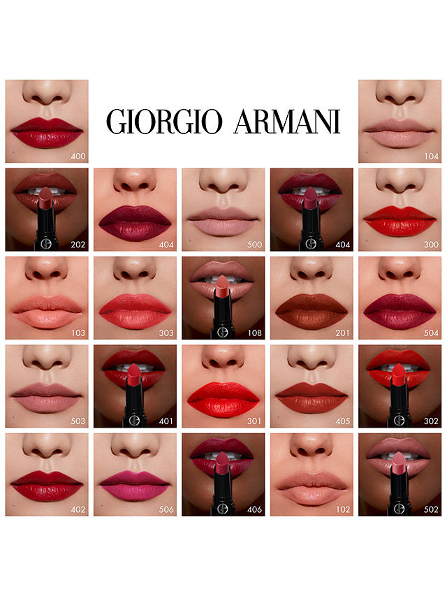 Giorgio Armani Lip Power Vivid Colour Long Wear Lipstick, 202 Grazia 8