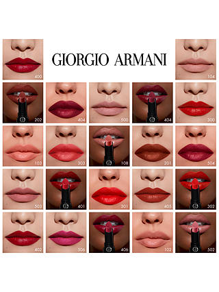 Giorgio Armani Lip Power Vivid Colour Long Wear Lipstick, 201 Majestic 7