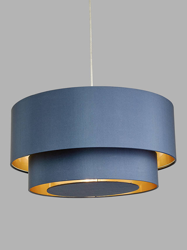 Tiered Satin Silk Easy To Fit Ceiling Shade, Silk Lamp Shades John Lewis