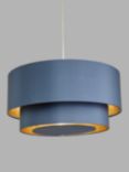 John Lewis Tiered Satin Silk Easy-to-Fit Ceiling Shade