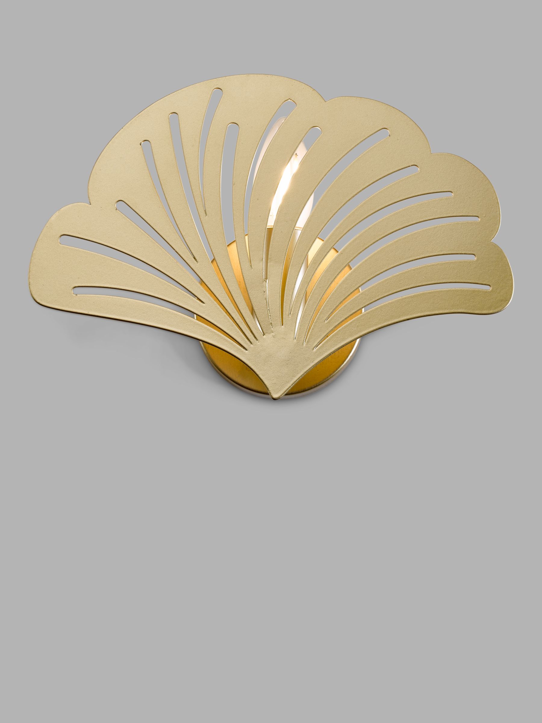 Photo of John lewis ginkgo wall light painted gold
