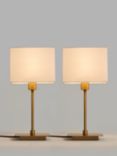 ANYDAY John Lewis & Partners Ruby Table Lamps, Set of 2, Antique Brass
