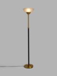 John Lewis & Partners Illumination Floor Lamp, Black/Brass