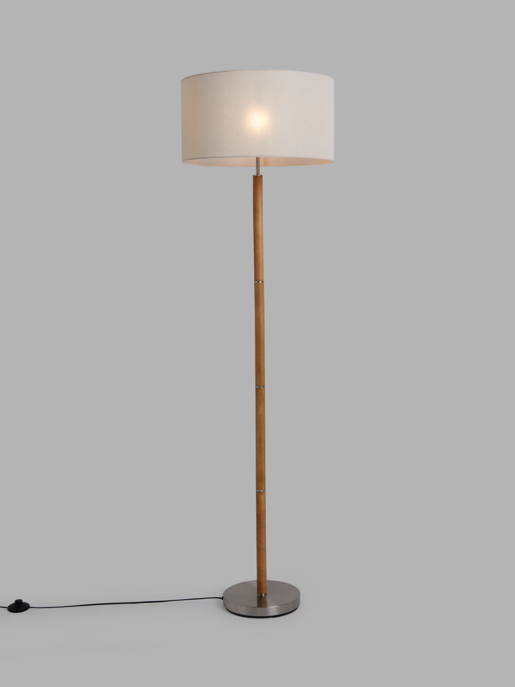 John Lewis Parawood Floor Lamp, Light Brown
