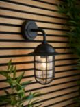 John Lewis Mission Outdoor Wall Light, Black