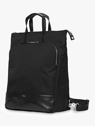 KNOMO Harewood Tote Backpack for 15" Laptops, Black
