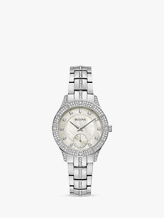 Bulova Women's Phantom Crystal Bracelet Strap Watch