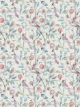 Voyage Colyford Furnishing Fabric, Loganberry Parchment
