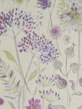 Voyage Flora Linen Furnishing Fabric, Heather