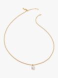 Monica Vinader Nura Tiny Keshi Pearl Chain Necklace