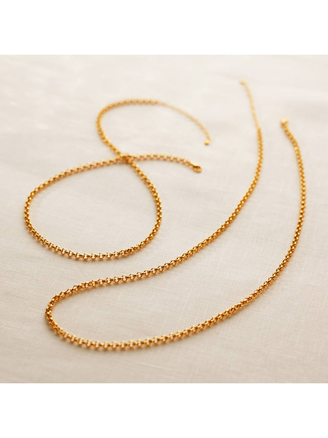 Monica Vinader Vintage Chain Necklace, Gold
