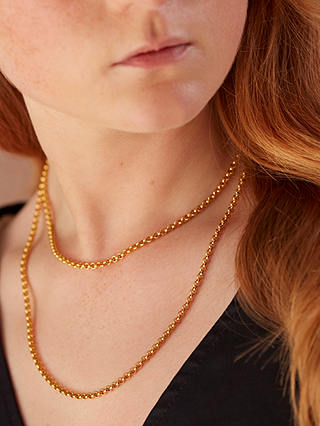 Monica Vinader Vintage Chain Necklace, Gold