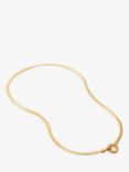 Monica Vinader Snake Chain Necklace, Gold