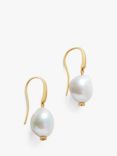 Monica Vinader Nura Keshi Pearl Drop Hook Earrings