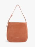 Coccinelle Lea Medium Suede Leather Hobo Bag