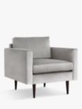 Swyft Model 01 Armchair, Light Grey Velvet