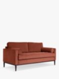 Swyft Model 02 Medium 2 Seater Sofa, Brick Velvet