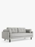 Swyft Model 04 Large 3 Seater Double Sofa Bed, Light Grey Velvet