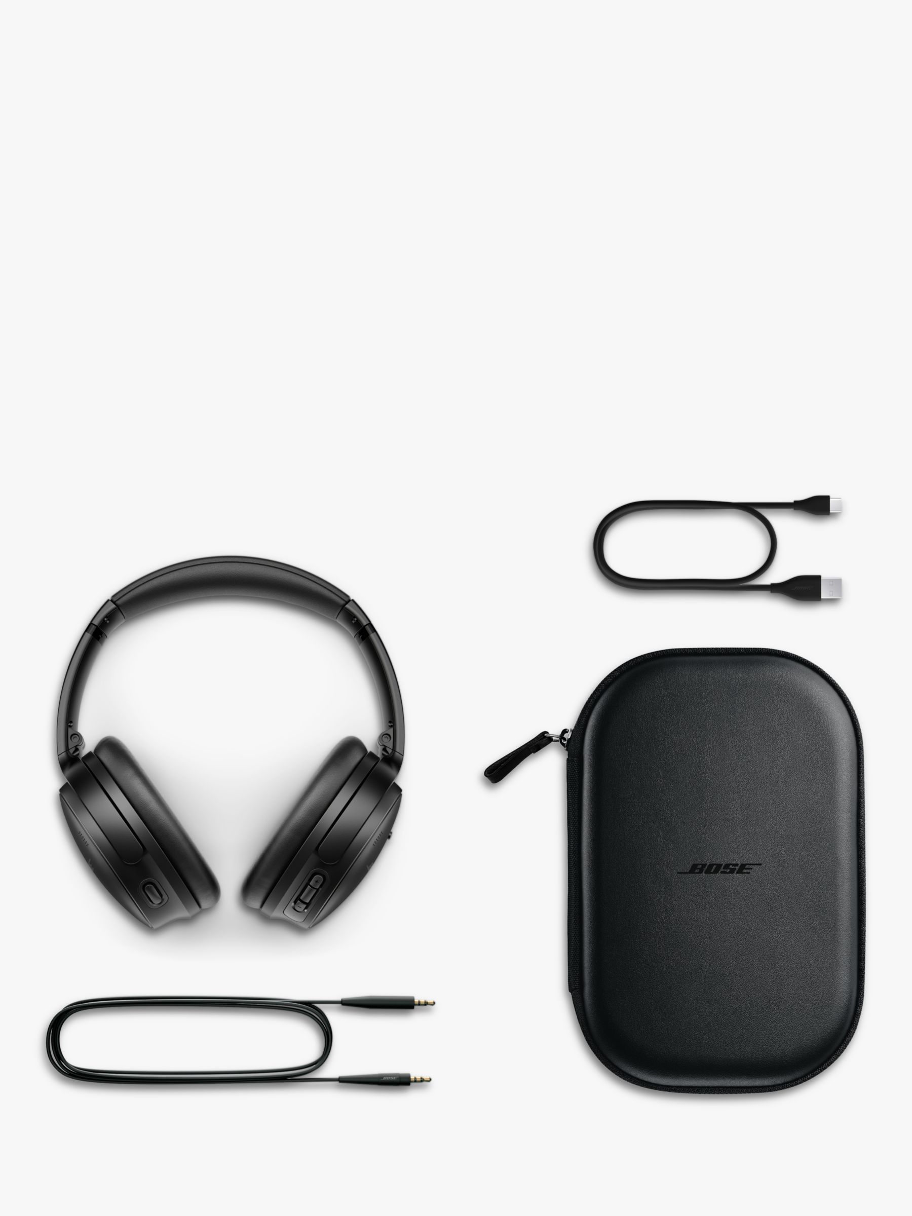 mål Nat opføre sig Bose QuietComfort QC45 Noise Cancelling Over-Ear Wireless Bluetooth  Headphones with Mic/Remote, Black