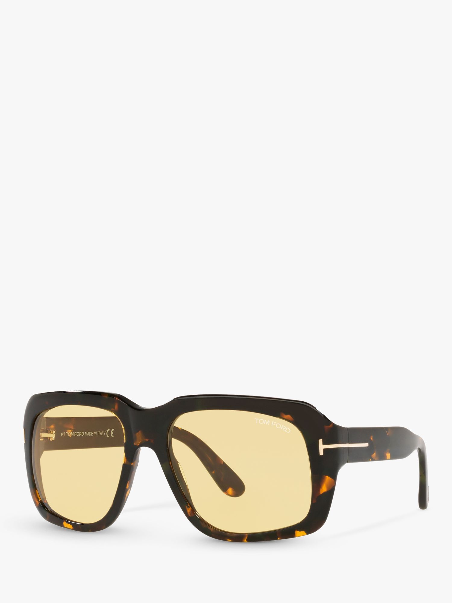 TOM FORD TR001327 Men's Tortoiseshell Sunglasses, Brown at John Lewis &  Partners