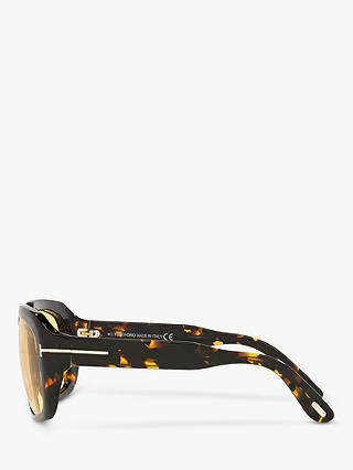 TOM FORD TR001327 Men's Tortoiseshell Sunglasses, Brown