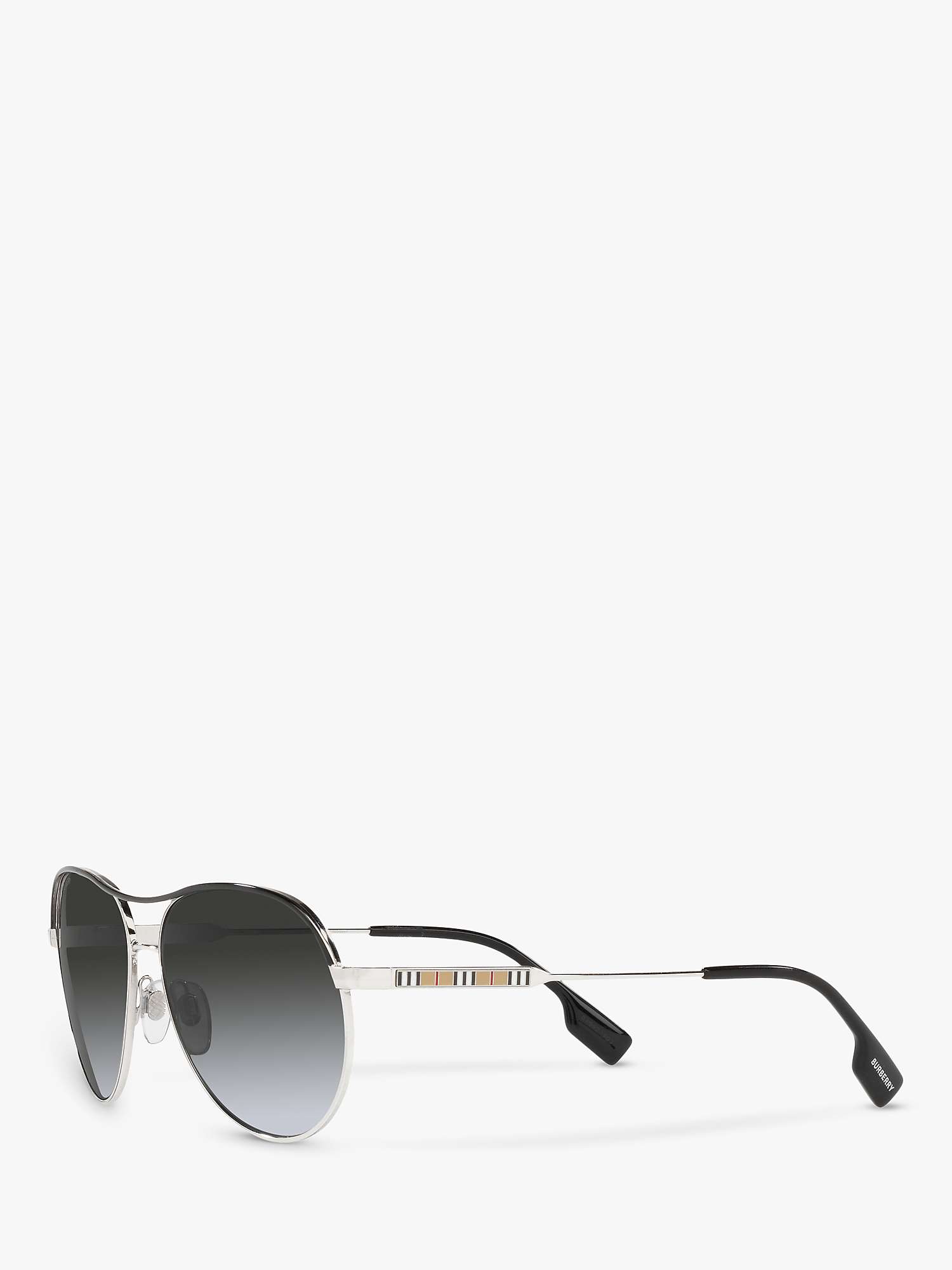 Buy Burberry BE3122 Women's Aviator Sunglasses Online at johnlewis.com
