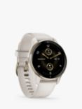 Garmin Venu 2 Plus, GPS, Smartwatch, 43mm, White/Cream Gold