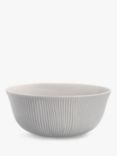 John Lewis Leckford Fine China Mixing Bowl, 435ml, Grey