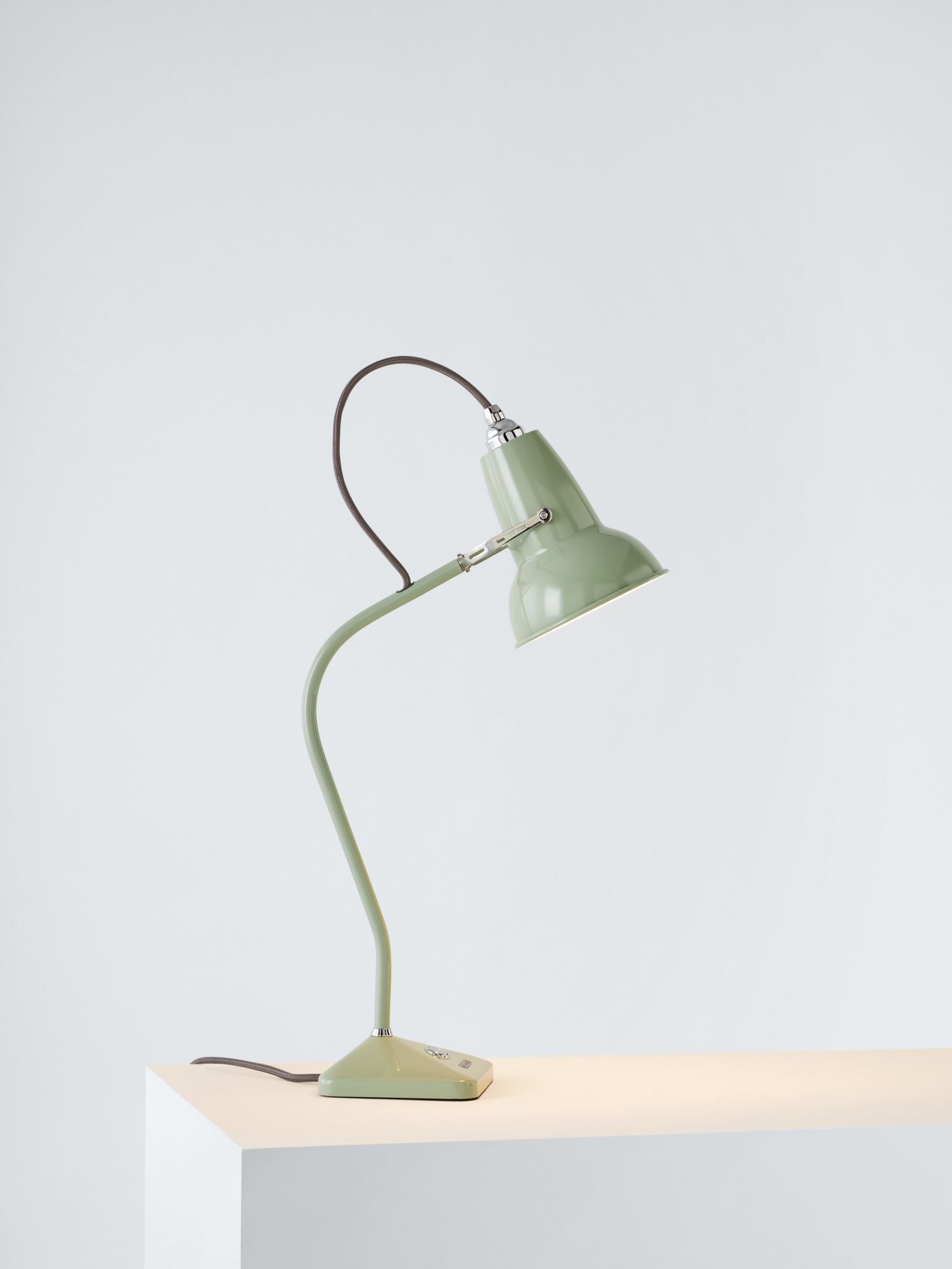 Anglepoise + National Trust 1227 Mini Table Lamp, Sage Green