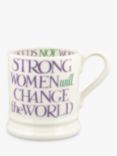 Emma Bridgewater Rainbow Toast 'Strong Women' Half Pint Mug, 300ml, Purple