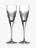 Waterford Crystal Ardan Cut Glass Champagne Flutes, Set of 2, 280ml, Clear
