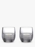 Waterford Crystal Mixology Circon Cut Glass Tumblers, Set of 2, 280ml, Clear