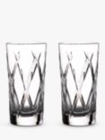 Waterford Crystal Gin Journeys Olann Cut Glass Highballs, Set of 2, 400ml, Clear