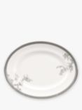 Vera Wang for Wedgwood Lace Oval Platter, 35cm, White