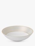 Wedgwood Gio Gold Bone China Soup/Cereal Bowl, 20cm, White/Gold