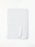John Lewis Baby GOTS Organic Cotton Cellular Cotbed Blanket, 120 x 100cm, White