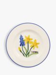 Emma Bridgewater Daffodils Tea Plate, 16.6cm, White/Yellow