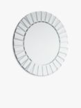 Laura Ashley Capri Bevelled Glass Round Wall Mirror, 60cm, Clear