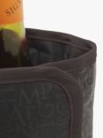 Mixology Dual Wrap Wine Bottle Cooler / Warmer, Black