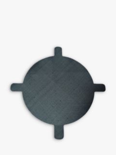 NoStik Non-Stick Heat-Resistant Pan Splatter Guard, Set of 2, 32cm, Black