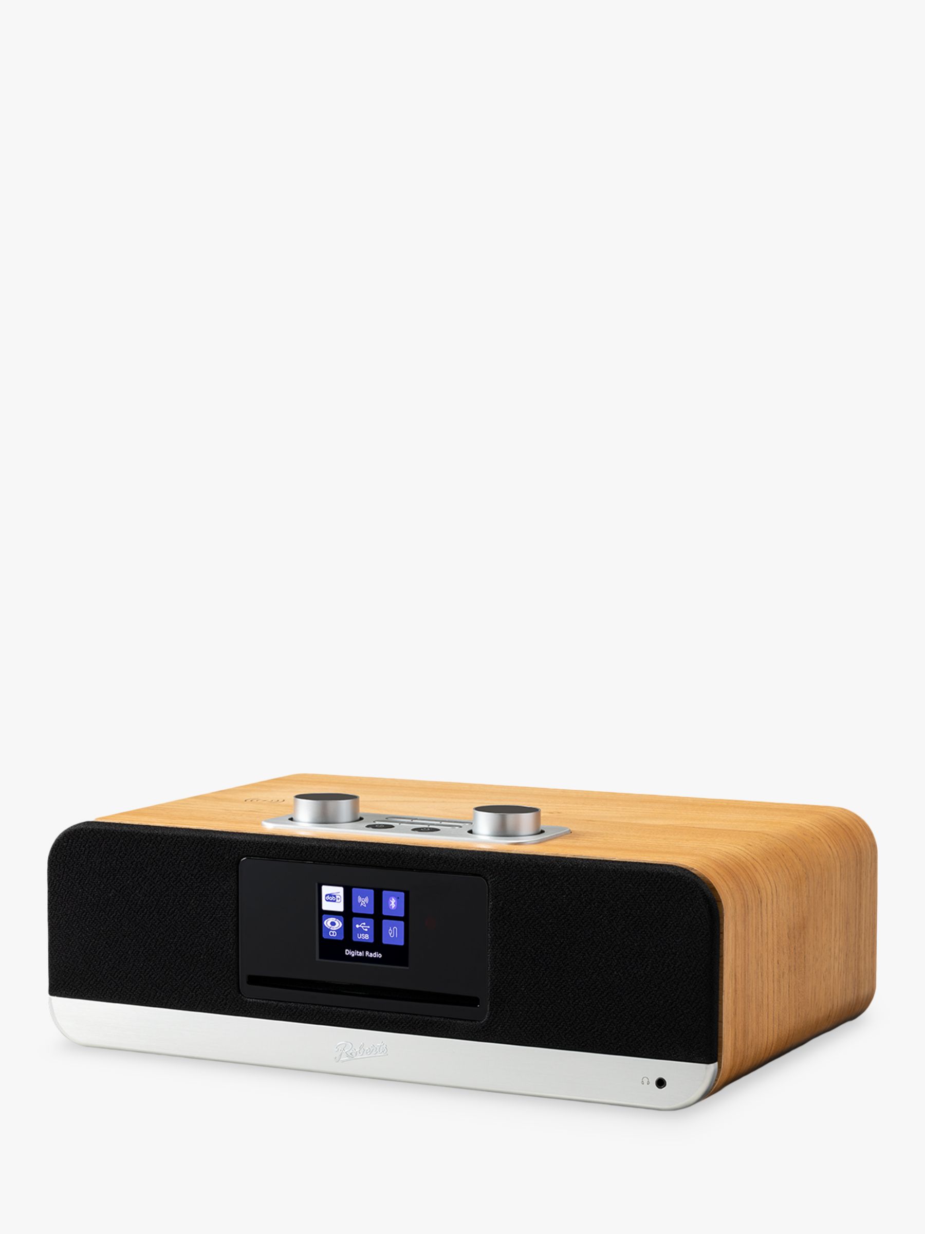 Roberts Blutune DAB/FM/CD Radio, 300 Wood Bluetooth