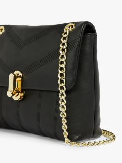 Ted Baker Ayalina Quilted Mini Leather Cross Body Bag, Black
