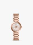 Bulova Women's Modern Diamond Bracelet Strap Watch, Rose Gold 97P132
