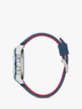 Bulova Men's Marine Star Heartbeat Automatic Silicone Strap Watch, Blue 98a282