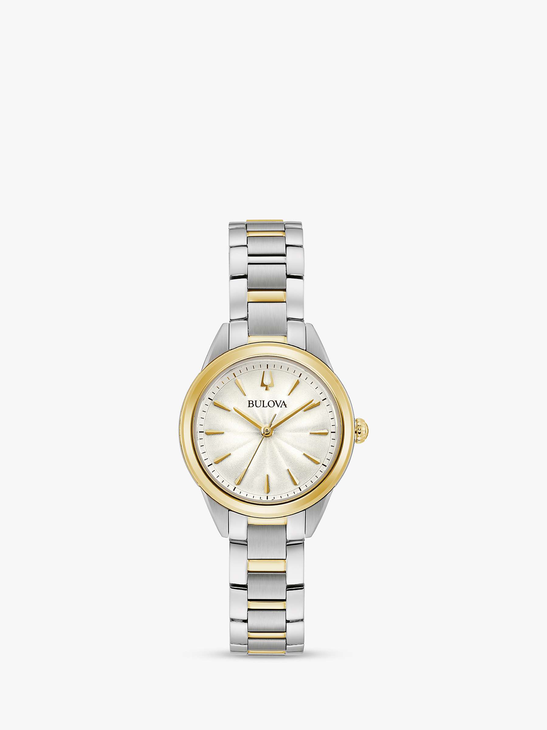 Buy Bulova Women's Classic Bracelet Strap Watch, Silver/Gold 98L277 Online at johnlewis.com