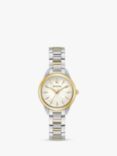 Bulova Women's Classic Bracelet Strap Watch, Silver/Gold 98L277