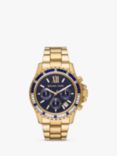 Michael Kors Women's Everest Crystal Chronograph Date Bracelet Strap Watch