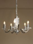 Laura Ashley Carson Chandelier Ceiling Light, Polished Nickel